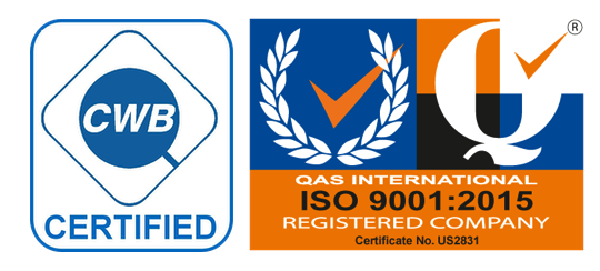 CWB and QAS International Certifications